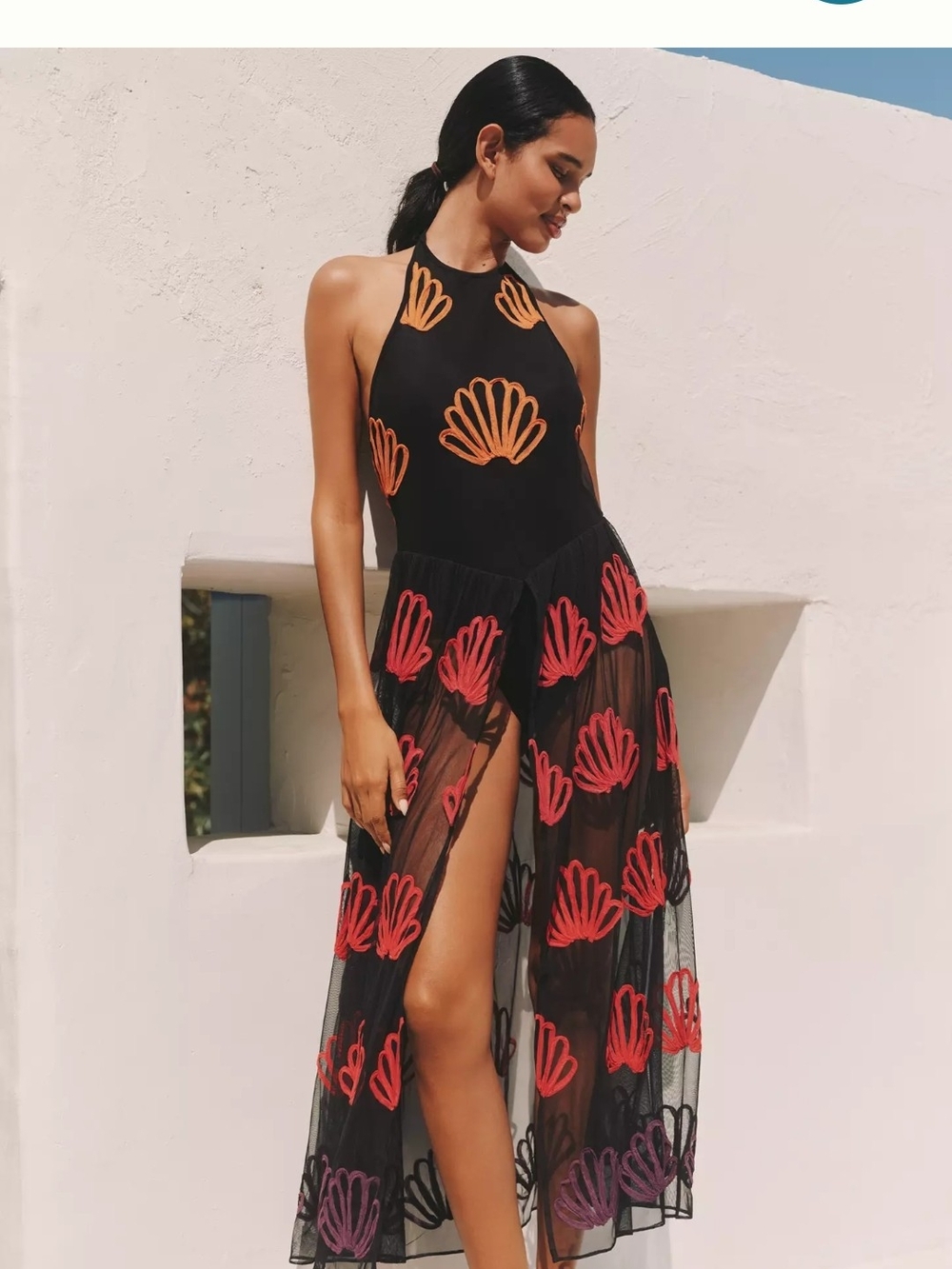 Celandine Maxi Bodysuit Dress Sz S